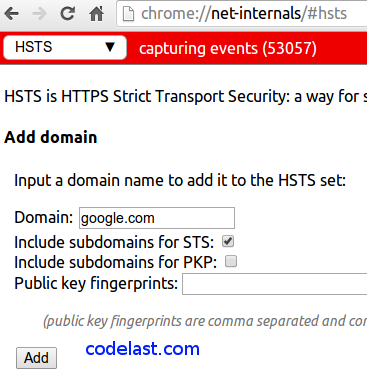 Chrome force use https