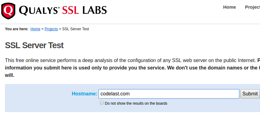 ssl server test